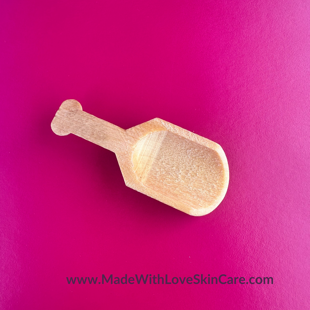 Wooden Scoop for Sugar Scrubs